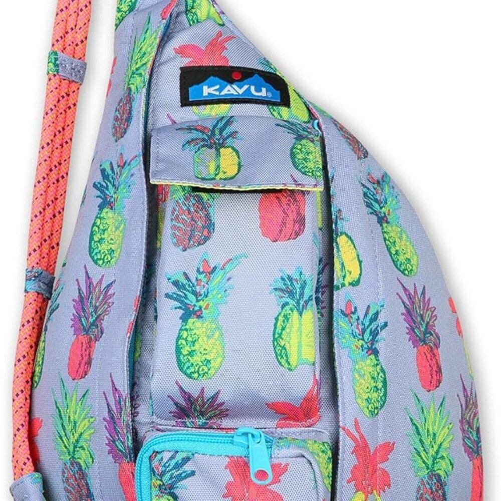 Mini Rope Sling Pack with Adjustable Rope Shoulder Strap